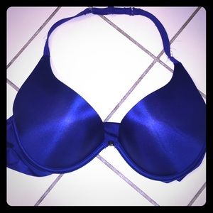 Plunge halter bra